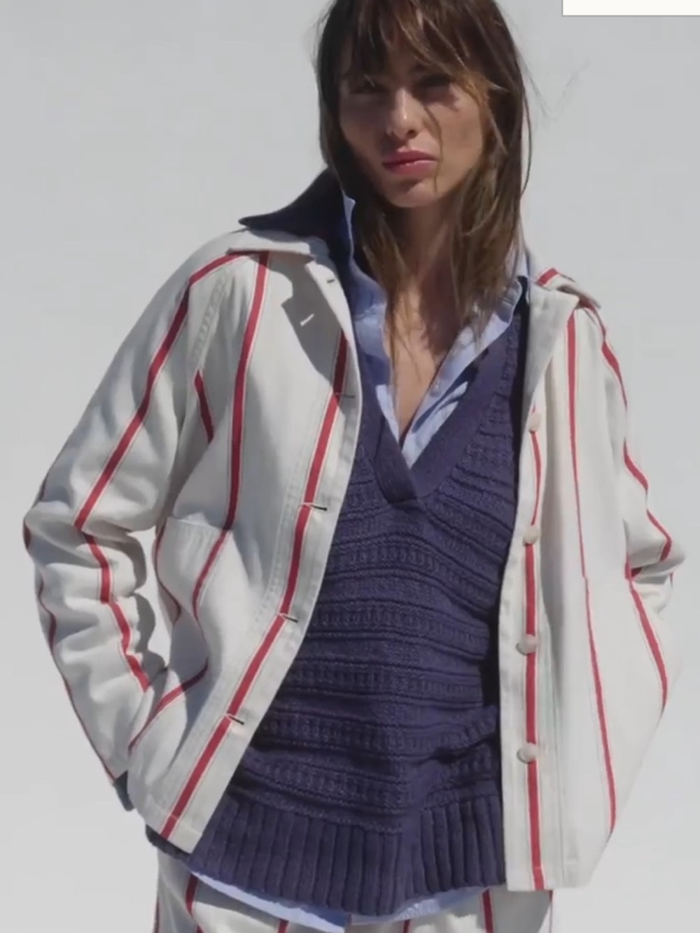 Faherty Tideweave Chore Jacket - Northbay Stripe
